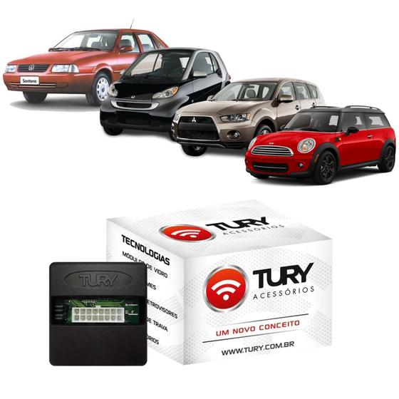 Imagem de Módulo Subida De Vidro Elétrico Universal Citroen/Audi/BMW/Ford/GM/Fiat/Mitsubishi/Smart/VW Antiesmagamento Tury PRO 1.0