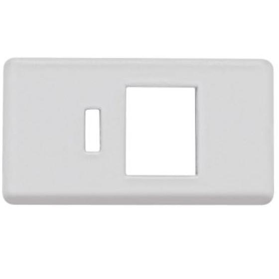 Imagem de Modulo Tampo para Tomada RJ PVC Branco TRAMONTINA