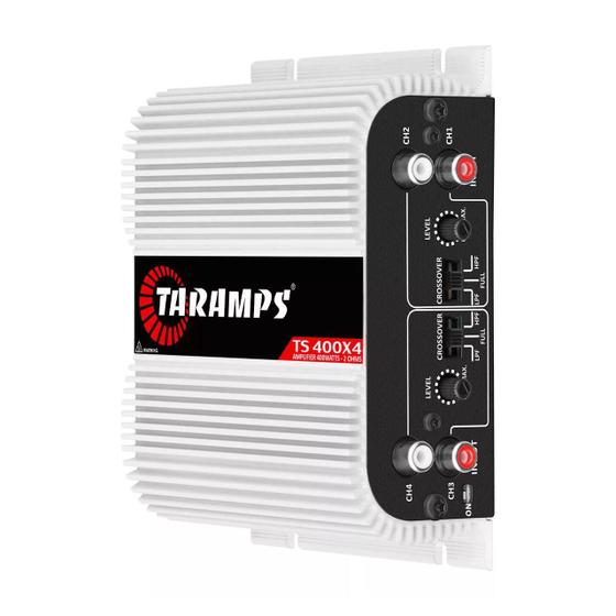 Imagem de Modulo Taramps  Amplificador Ts400x4 400w 2 Ohms Rca Ts 400x4 Amplificador 400rms T400 4 Canais Som Automotivo