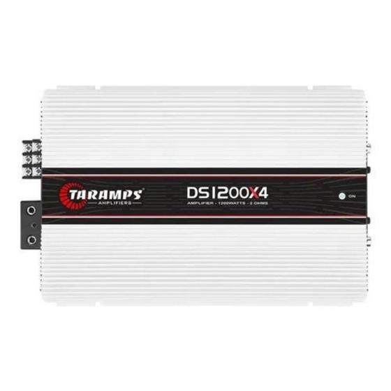 Módulo Taramps Ds1200 X4 1200w Rms 4 Canais (4x 300w) 2 Ohms Digital Menor preço em Módulo Taramps Ds1200 X4 1200w Rms 4 Canais (4x 300w) 2 Ohms Digital