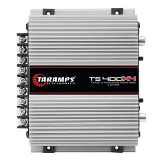 Imagem de Modulo Taramps Ts400 4 Canais 400W Carcaça Em Aluminio