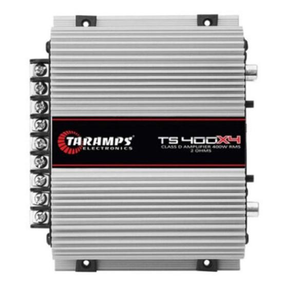 Imagem de Modulo Taramps Ts400 4 Canais 400w possui led e crossover
