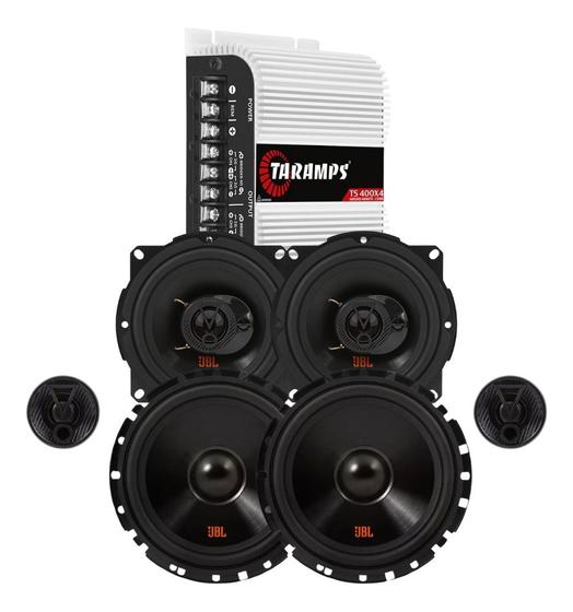 Imagem de Módulo Taramps TS400x4 Fio + Kit 2 Vias 6  JBL FLEX4 62VFX55 110W + Par 5TRFX55 110W
