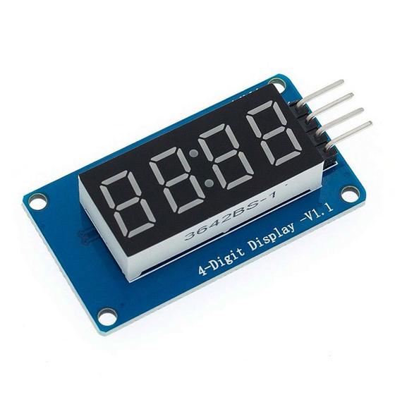 Imagem de Modulo tm1637 com display 7 seg. 4 digitos