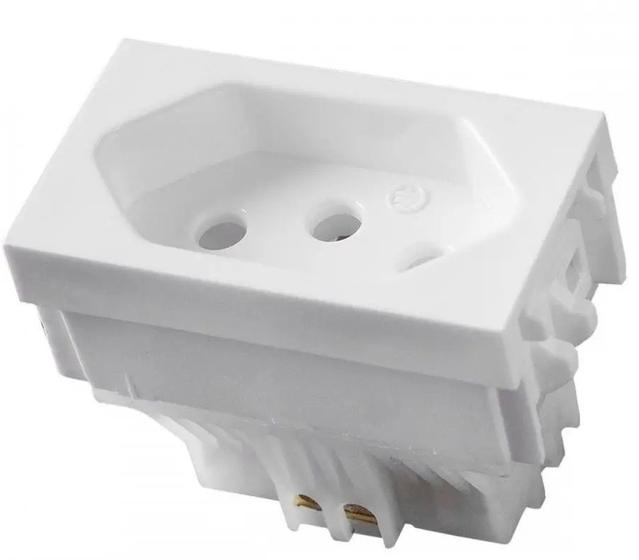Imagem de Modulo tomada 10a - 250v - slim e lev - ilumi