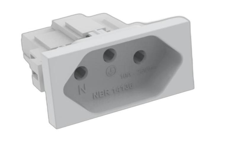 Imagem de Modulo Tomada 10A - Doha Branco