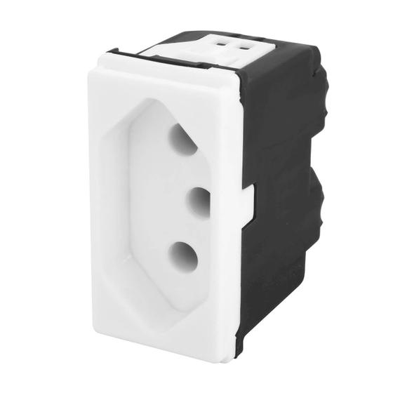 Imagem de Módulo Tomada 20A Branco Borne Parafuso 2P+T PIAL POP Legrand