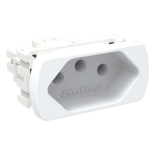 Imagem de Módulo Tomada 20A - Enerbras Neo Sottile Branco - En5029-En