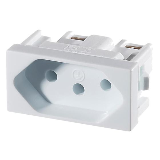 Imagem de Módulo Tomada 2P+T 10A Linha Petra Mec-Tronic com 20 Unidades