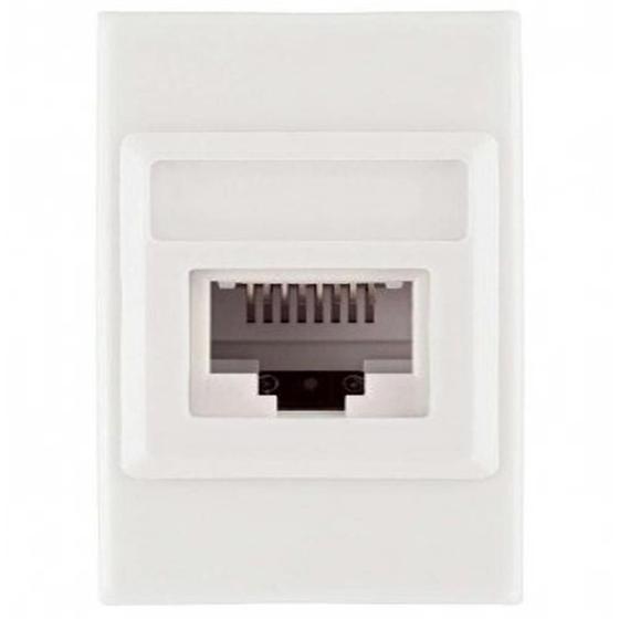 Módulo Tomada Informática Rj 45 Imperia Branco Menor preço em Módulo Tomada Informática Rj 45 Imperia Branco