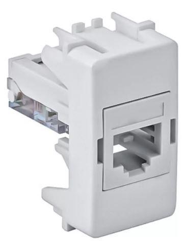 Imagem de Módulo Tomada Informática Rj45 Cat5E Branco Simon 35