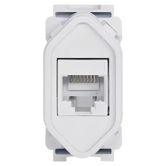 Imagem de Módulo Tomada RJ45 Branco - RVB-1200/5 - RAVENNA