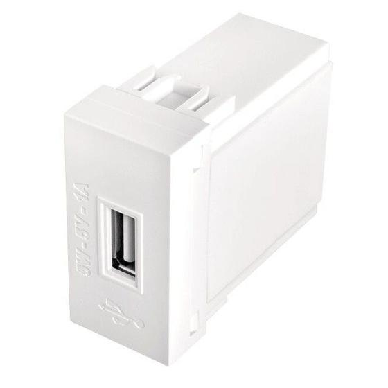 Imagem de Módulo Tomada Usb 15W - 5V - 3A Evidence / Modulare - Fame
