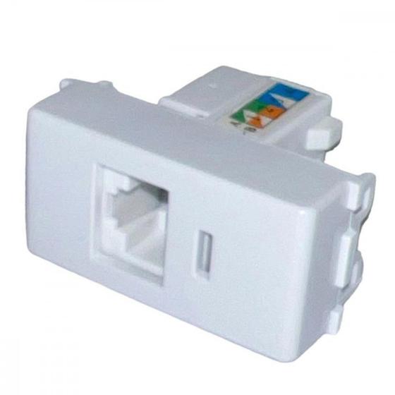 Imagem de Modulo Tramontina Liz/Lux² Tomada Rj45 Branca - 57115/056