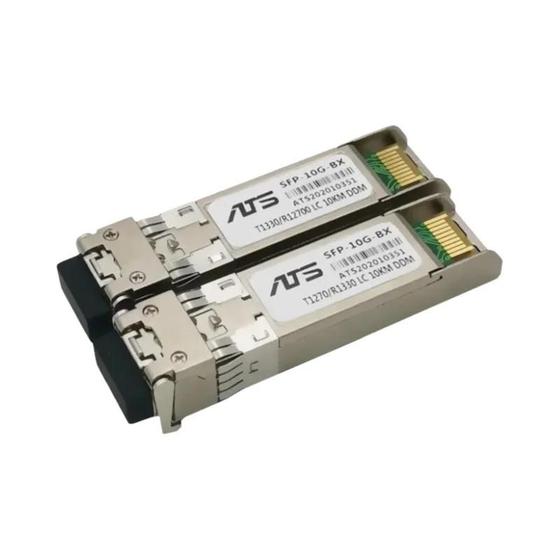 Imagem de Módulo Transceptor SFP BiDi 10GBase-T - Fibra Ótica SM LC para Switches