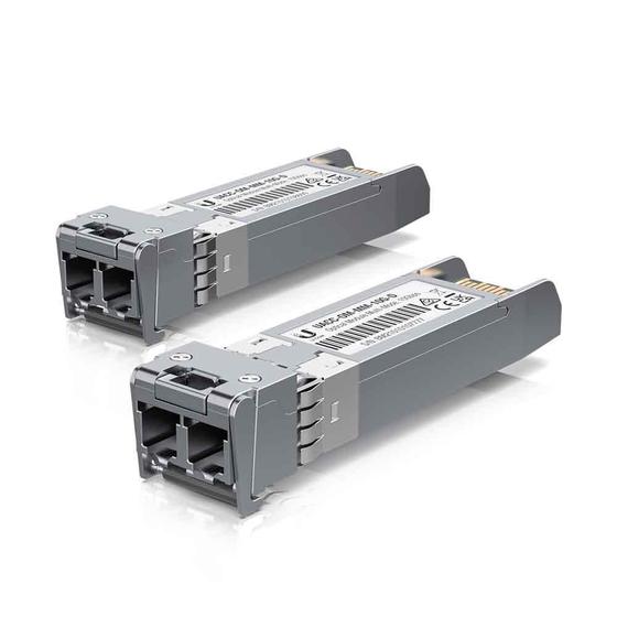 Imagem de Modulo Ubiquiti Mini Gbic/sfp+ Multimodo 2lc 10gbps/gigabit 300m Uacc-om-mm-10g-d-2 (2 Unidades)