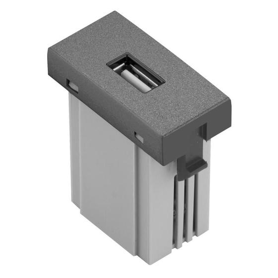 Imagem de Módulo Usb 2A - Bivolt - Inova Grafite - 85498