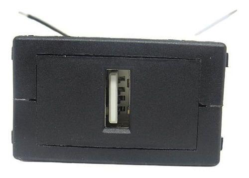 Imagem de Módulo USB com 1 Entrada 2.1A Ultra Rápido Preto