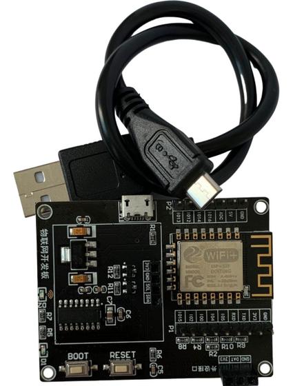 Imagem de Módulo Wifi Esp8266 Iot Usb 12f Para Oled E Dth11 + Cabo