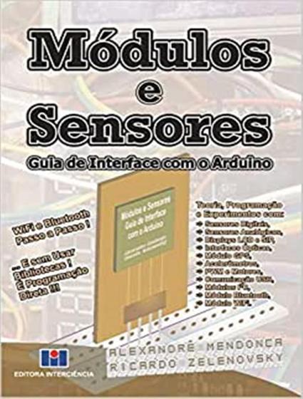 Imagem de Modulos e sensores - guia de interface com o arduino - INTERCIENCIA