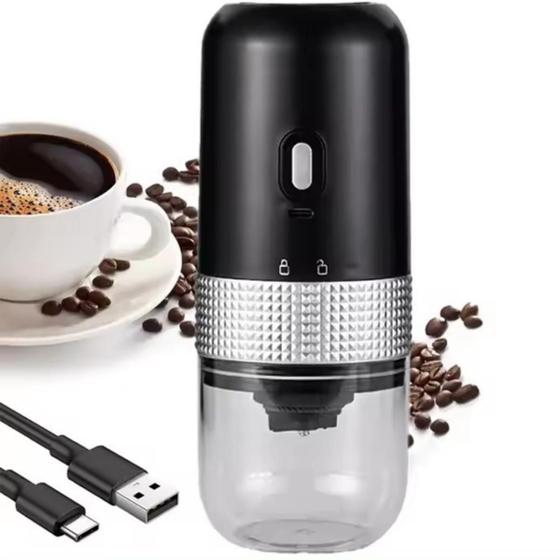 Imagem de Moedor Café Graos Eletrico Automático Portatil Recarregavel
