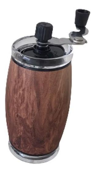 Imagem de Moedor Café Manual Mimo Style Linha Round Inox Cor Madeira