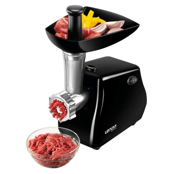 Moedor de Alimentos Elétrico 220V Lenoxx Carne Hambúrguer Kibe Power Food 350W Menor preço em Moedor de Alimentos Elétrico 220V Lenoxx Carne Hambúrguer Kibe Power Food 350W