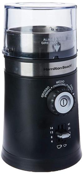 Moedor De Café E Grãos Hamilton Beach Automático 220V Menor preço em Moedor De Café E Grãos Hamilton Beach Automático 220V