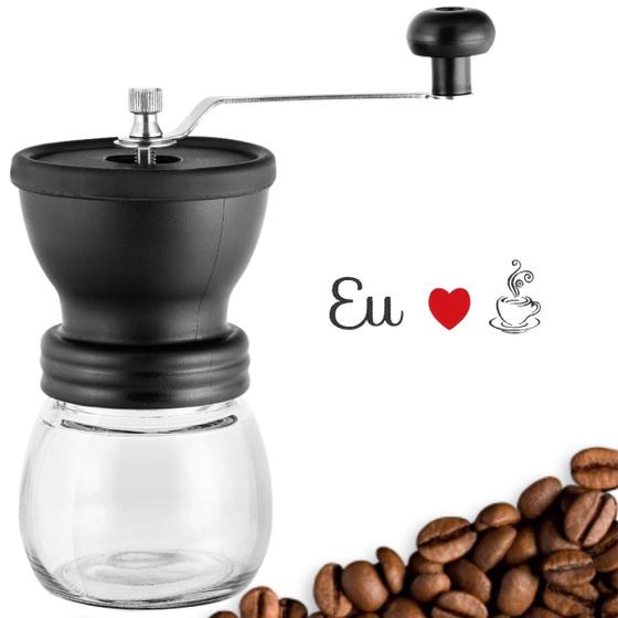 Imagem de Moedor De Café Gourmet Moinho de Cerâmica C/ Regulagem Do Pó