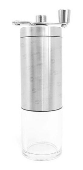 Imagem de Moedor De Café Manual Compacto Em Inox Com Ajuste De Moagem