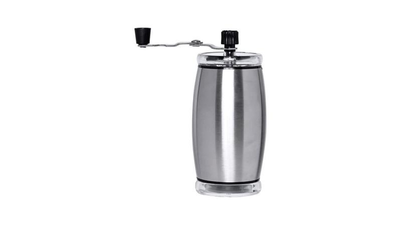 Imagem de Moedor De Café Manual De Grãos Round Em Inox Com Recipiente