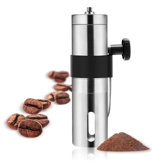 Imagem de Moedor De Cafe Manual Em Inox Com e Mecanica Em Ceramica