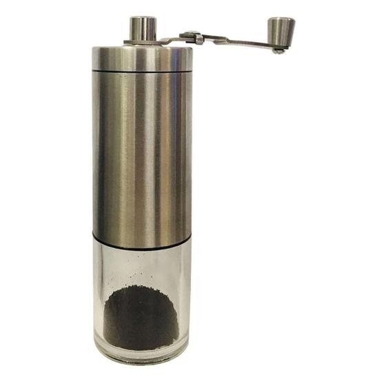 Imagem de Moedor de Café Manual em Inox e Cerâmica com Ajuste Grãos