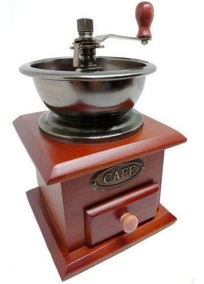 Imagem de Moedor De Café Manual Mimo Style Retro Brown Madeira