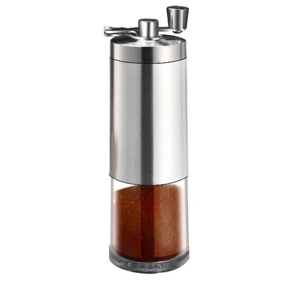 Imagem de Moedor de café portátil Mini manual de aço inoxidável Manual de Café Artesanal Mesva moer café Spice Kitchen Tool Grinders Moedores de café manuais