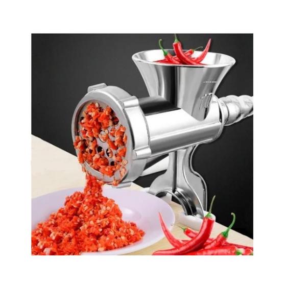 Imagem de Moedor de Carne e Alimentos Manual em Ferro Fundido N 10 Manivela