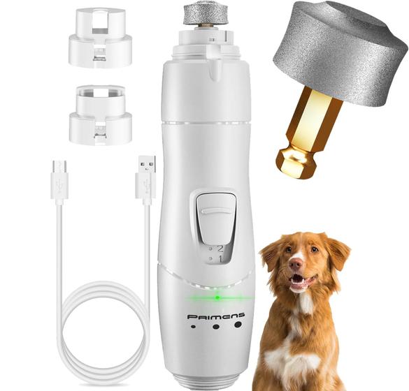 Imagem de Moedor de Unhas Recarregável para Cães Primens com Luz LED