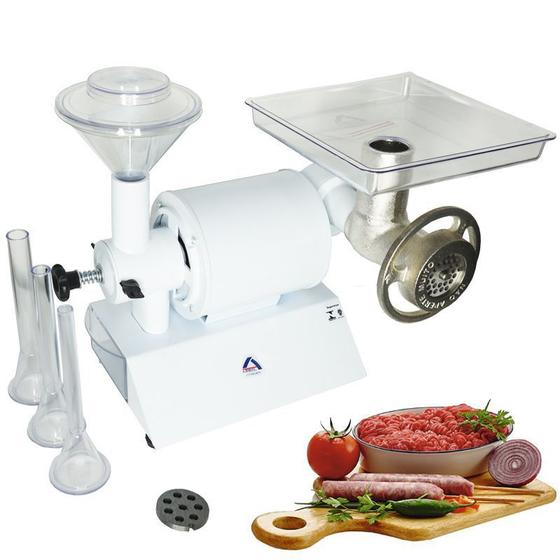 Moedor Triturador Carne Café Linguiça Grãos Industrial Elétrico Multiuso Arbel MTU 08 2.0 Bivolt Menor preço em Moedor Triturador Carne Café Linguiça Grãos Industrial Elétrico Multiuso Arbel MTU 08 2.0 Bivolt