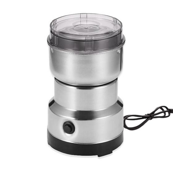 Moedor Triturador de Café Elétrico Inoxidável Processador de Sementes Grãos Menor preço em Moedor Triturador de Café Elétrico Inoxidável Processador de Sementes Grãos