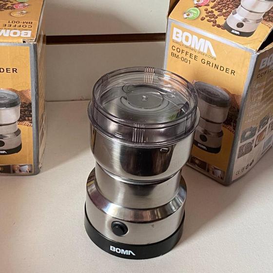 Moedor Triturador de Grãos Elétrico Inoxidável Processador de Café Ultra Rápido Menor preço em Moedor Triturador de Grãos Elétrico Inoxidável Processador de Café Ultra Rápido