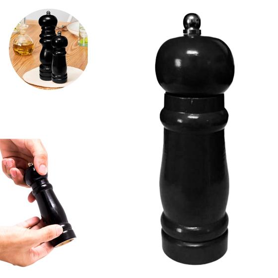 Imagem de Moedores de Sal & Pimenta Temperos Brasileiros Preto Prático