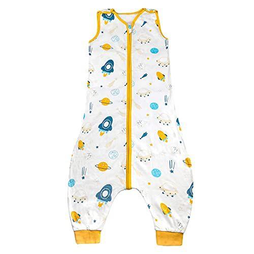 Imagem de MOEMOE BABY Sleep Sack com Pés, Baby Sleeping Bag Sleevs, Wearable Blanket Baby with Legs, Cotton Toddler Sleep Sack, 12Months - 7T