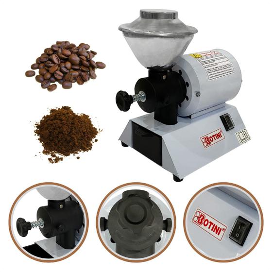 Imagem de Moinho Moedor Para Café Elétrico Botini Bivolt Com Regulagem