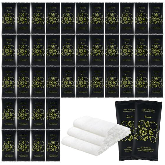 Imagem de Moist Towelettes Towel Services Refreshment Lemon Scent 200
