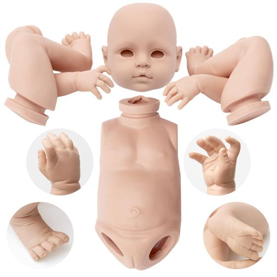 Imagem de Molde Boneca Reborn Com Corpo de Silicone Direto da Fabrica