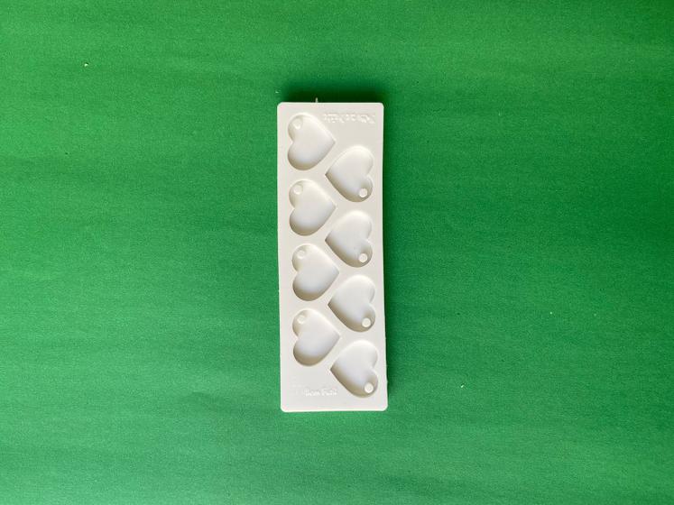 Imagem de Molde Coração com 8 cavidades - 2x2,3cm