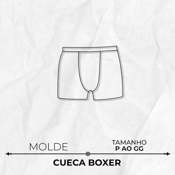 Imagem de Molde cueca boxer tamanho P ao GG by Marlene Mukai