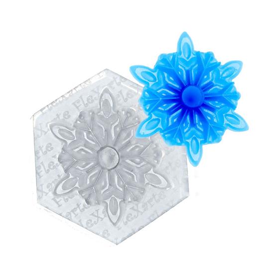 Imagem de Molde De Silicone 246 - Floco De Neve Médio Style - Flexarte