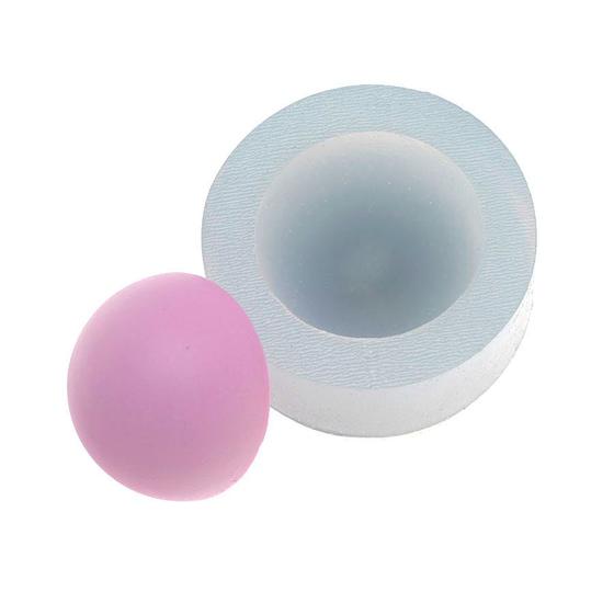 Imagem de Molde De Silicone 382 - ½ Esfera - Metade Da Bola - Diversos