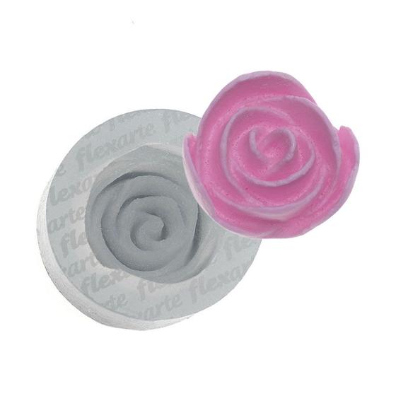 Imagem de Molde De Silicone 694 - Rosa Paralela Thyra - Flor Feminino